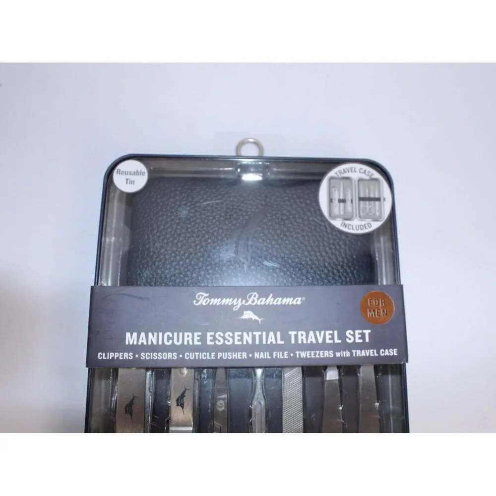 Tommy Bahama Travel‎ Nail Set Nail Care Fingernail, Toe Clipper, Scissors New